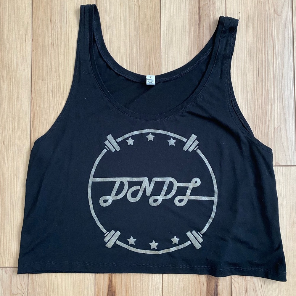 Black Women's Crop Top